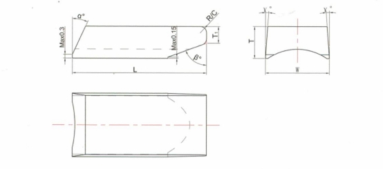 Carbide Saw Tips - Hollow Style