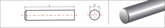 Precision Ground Rod, Cut to Length, With Chamfer (1/8" to 1/2" diameter)