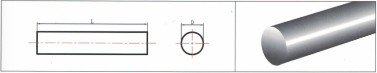 Unground Rod, Random Lengths (23/64" to 1" diameter)